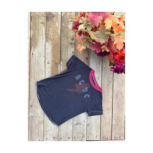 Roudy Sprout AC/DC Shirt T-Shirt Black Red Retro Toddler 2T